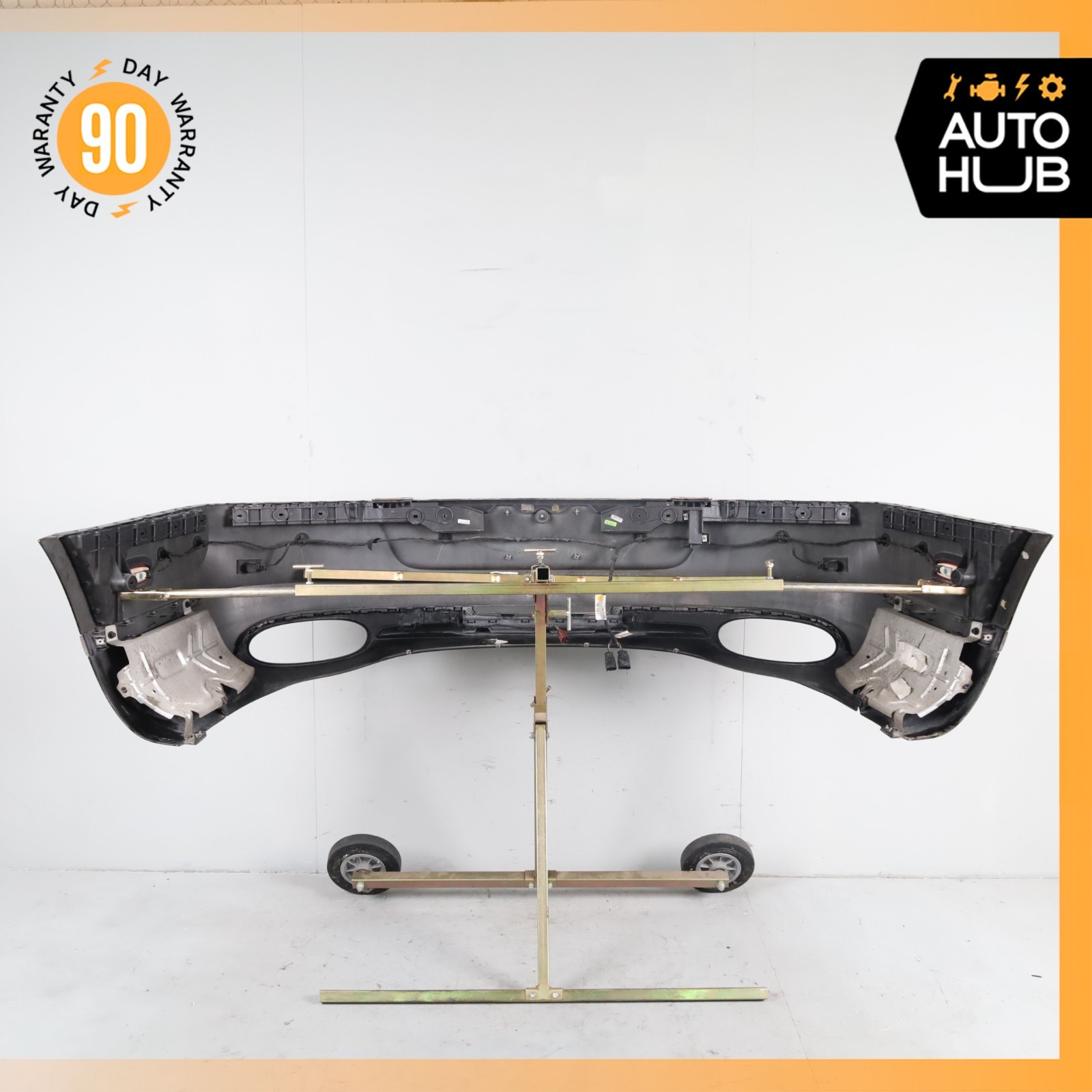 12-15 Bentley Continental GT GTC Rear Bumper Cover Assembly w/ Park Assist OEM