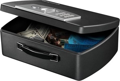 SentrySafe Portable Steel Combination Lock Security Safe, 4-7/16''H x 13''W x 10''D