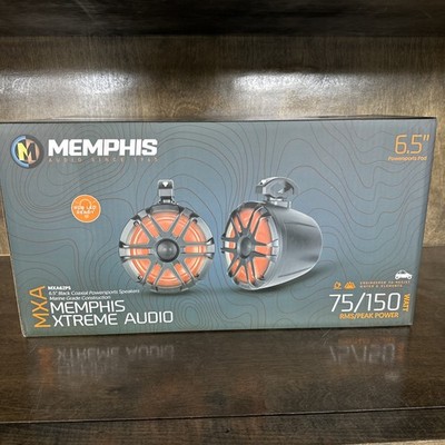 NEW! Memphis MXA62PS 6.5 4-Ohm Black Powersports Speaker Pods