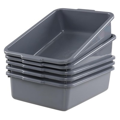 8 L Plastic Bus Tubs Restaurant, Commercial Bus Tubs Box, 5 Packs