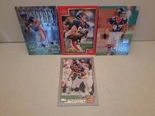 LOT OF 4 ED MCCAFFREY 1990s Cards Score Metal 384 28 269 185 DENVER BRONCOS WR E