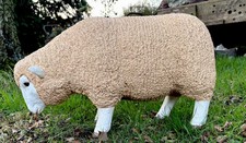 Sheep Ornament Garden Resin Statue Home Decor Figurine Large 55cm X 32cm