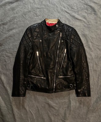 Celine FW2013 Phoebe Philo Leder Bikerjacke Archive Diamond Quilted Vintage