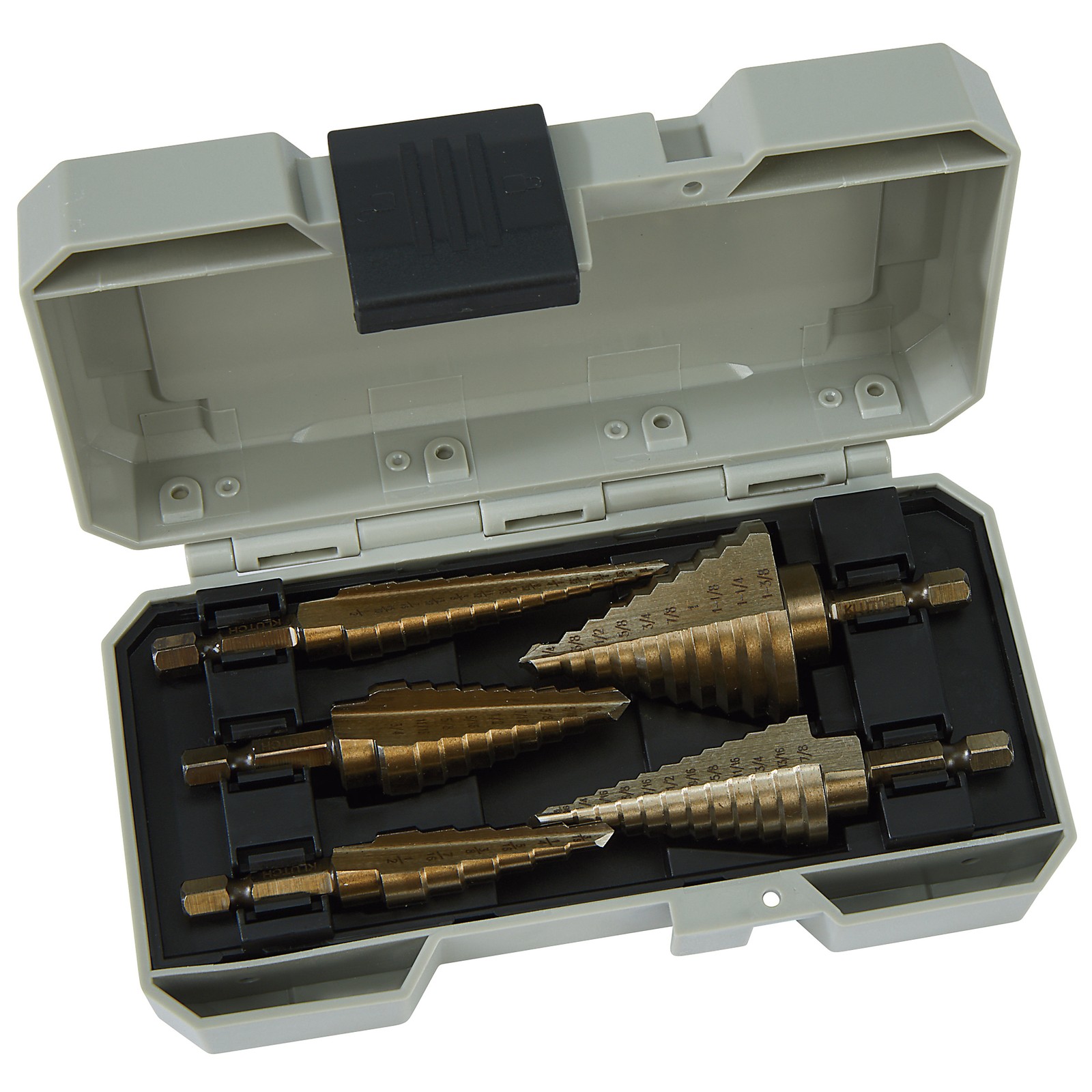 Klutch 5-Pc. Step Drill Bit Set