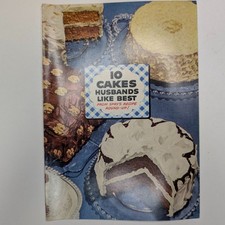 Folleto de recetas de manteca espinal de colección de los años 50 10 pasteles maridos como el mejor libro de cocina