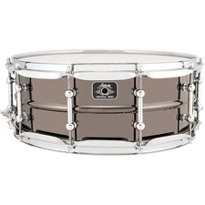 Ludwig Universal Series Black Brass Snare Drum with Chrome Hardware 14 x 5.5 in.