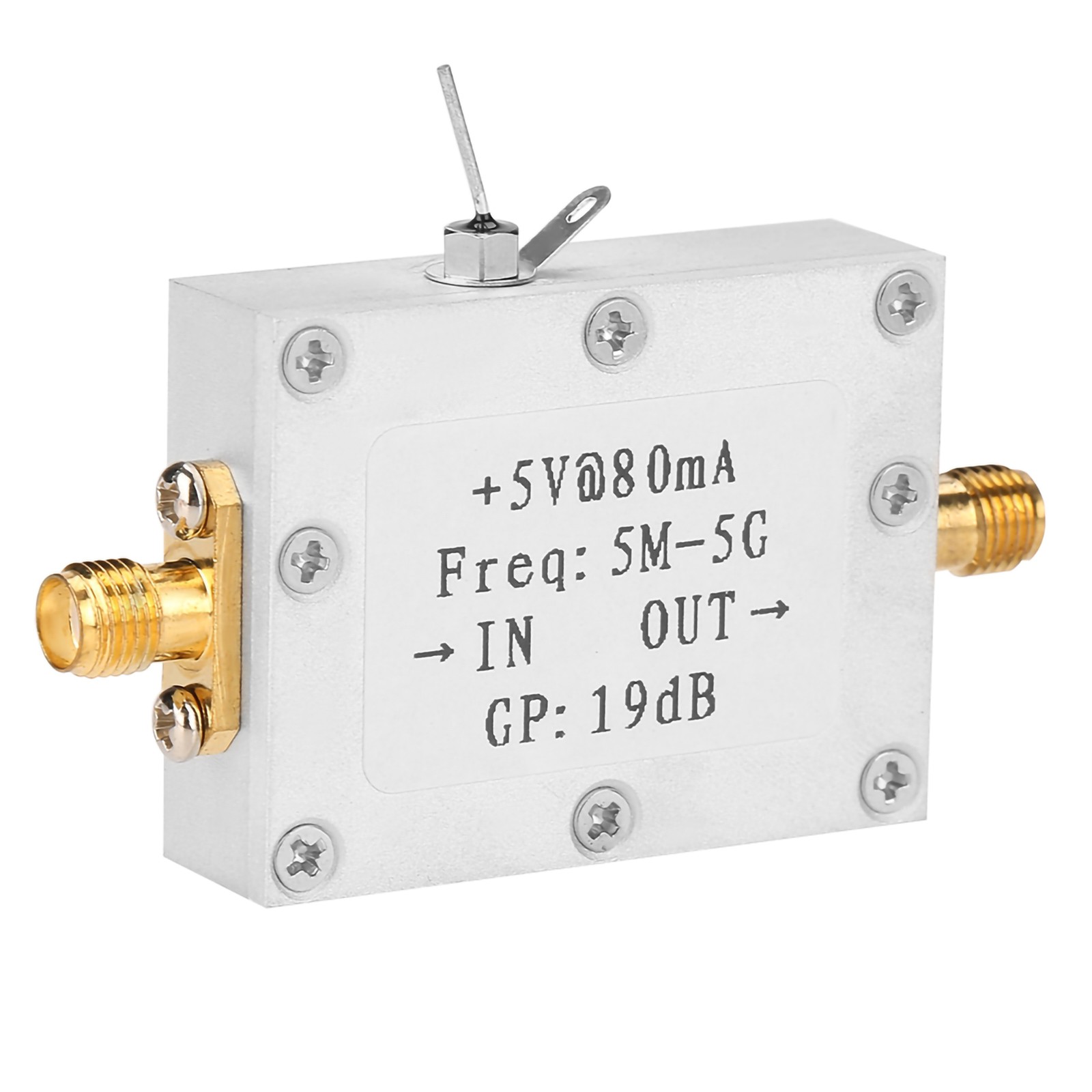 5M-5GHz Wideband RF Signal Amplifier Gain 19dB2G Broadband Amplification
