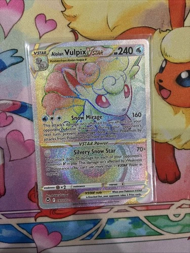 Alolan Vulpix VSTAR (Secret) 197/195 Swsh12: Sword & Shield - Silver Tempest