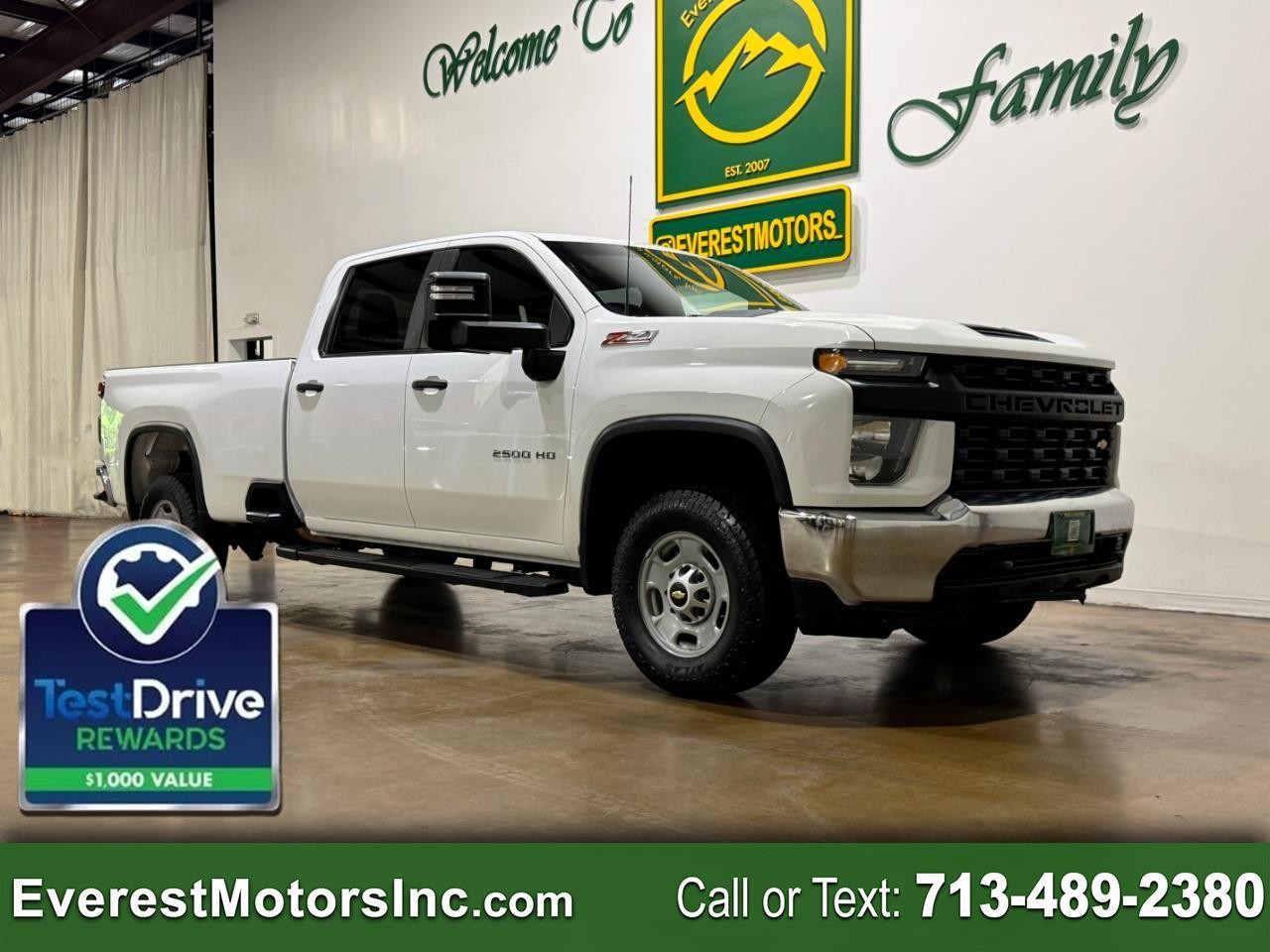 2022 Chevrolet Silverado 2500 Z71 WT 4X4 CREWCAB LONG 6.6L V8 GAS 1