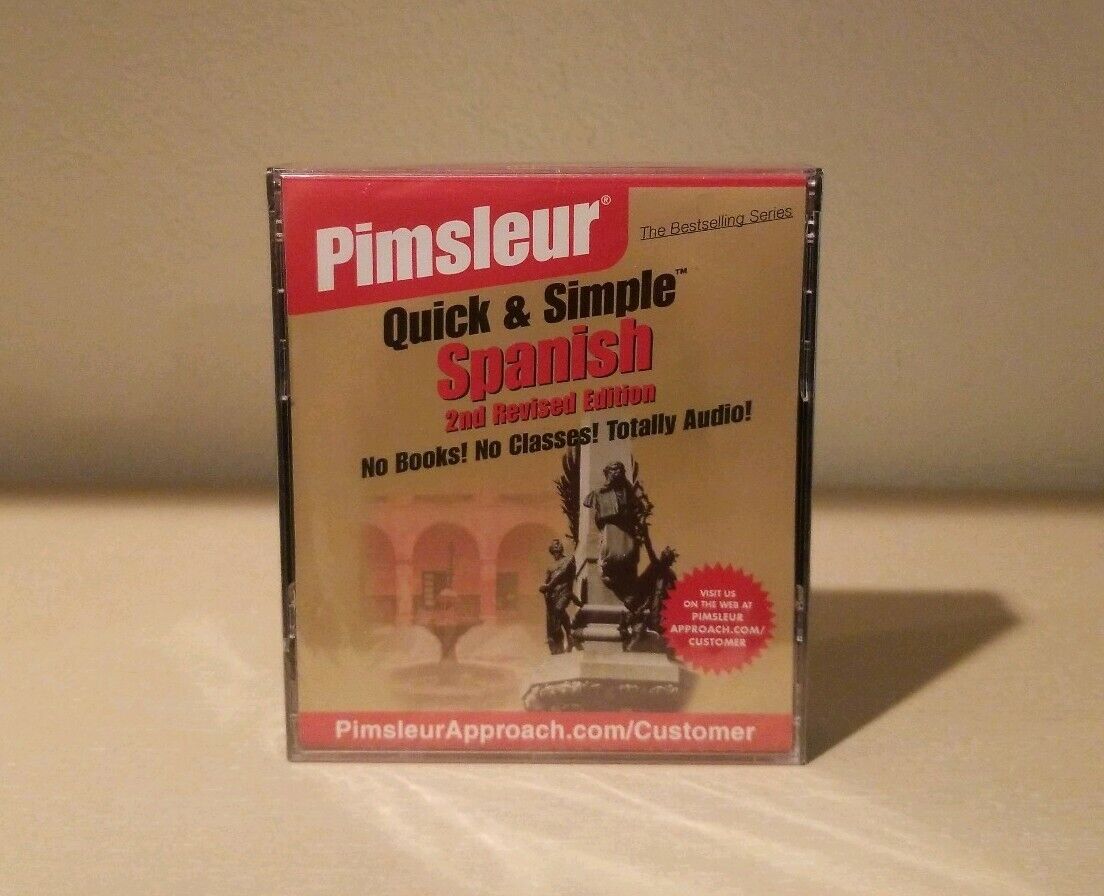 Spanish - Pimsleur Quick & Simple Audio CDs -  2nd Revised Edition New