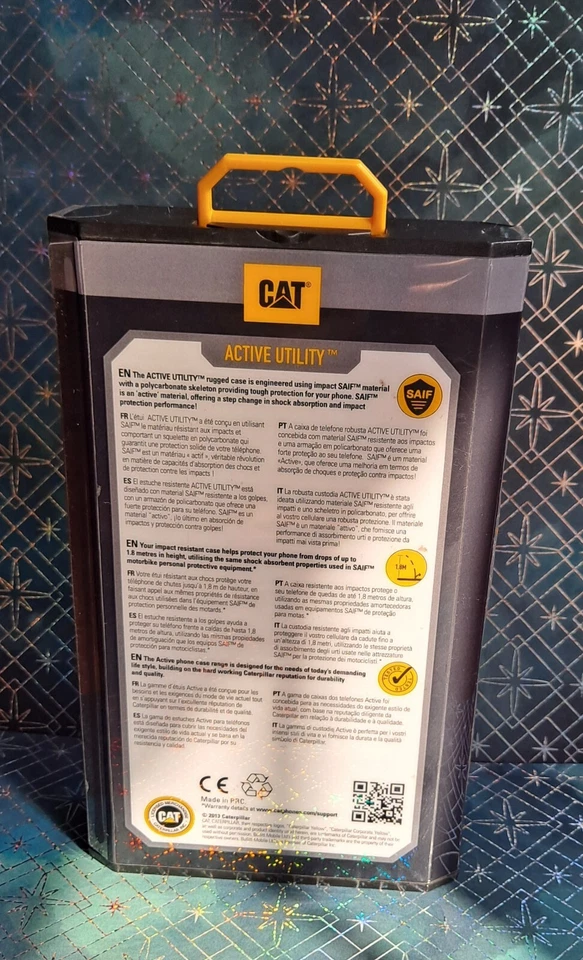 FUNDA URBANA ACTIVA CAT CATERPILLAR PARA IPHONE 4/4s/ Negra Foto 3 de 4