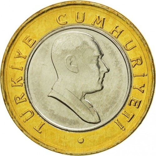Turkey | 50 New Kurus Coin | Mustafa Kemal Atatürk | Km:1168 | 2005 - 2008 - Picture 7 of 12