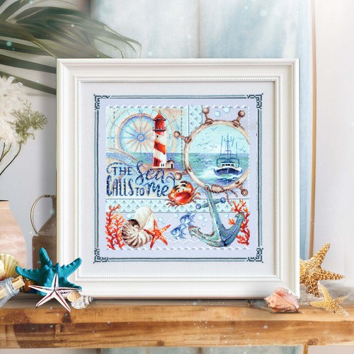 The Sea Calls to Me 540-702 Counted Cross-Stitch Kit - 第 3/11 張圖片