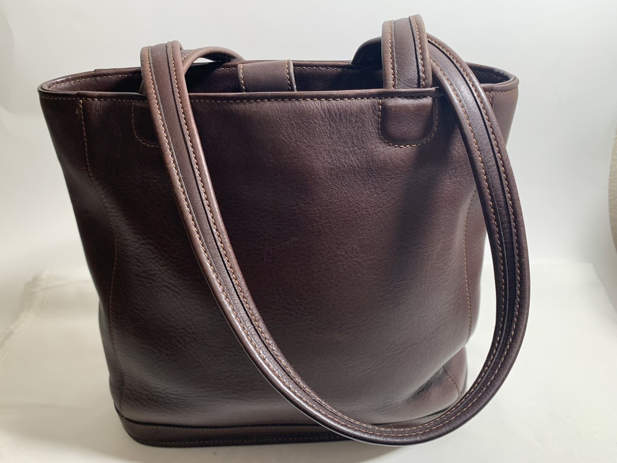 【再出品】old COACH leather shoulder bag RARE men's vintage coach brown leather shoulder bag 4139 | eBay