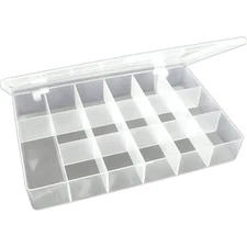 17 Slot Compartment Storage Box Tray Findings Beads Organizer 10 3/4" x 7"