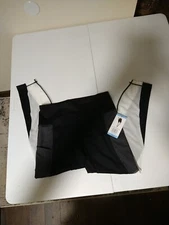 Active Life Women's Active Legging Mesh Detail Yoga Fitness Pants Charcoal White