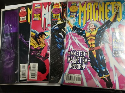 Magneto #1 2 3 4 Marvel 1996 X-Men Comic Book Set 1-4 Complete