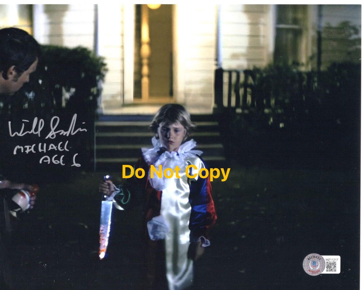 WILL SANDIN signed 8x10 Photo Michael Myers Age 6 HALLOWEEN