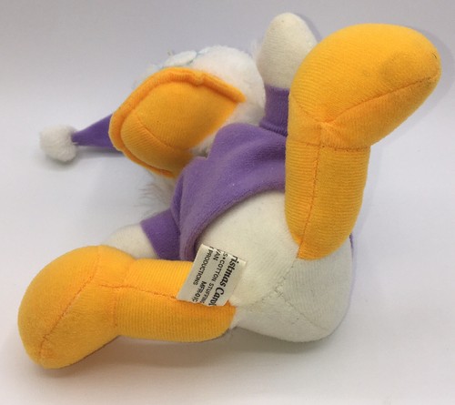 Scrooge McDuck Plush Pajamas Stuffed Toy Mickeys Christmas Carol Disney VTG Used - Picture 4 of 5
