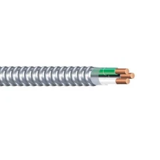 10/2 Solid Copper Metal Clad Cable Type MC Aluminum Armored 600V