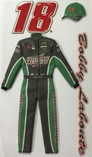 NASCAR,BOBBY LABONTE SUIT 3-D Dimensional Stickers 4pc Jolee's 18  Racing  Driver