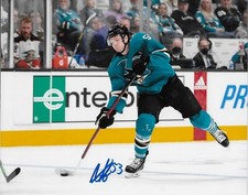 Signed Nicolas Meloche San Jose Sharks Autographed 8x10 Photo #1 Original