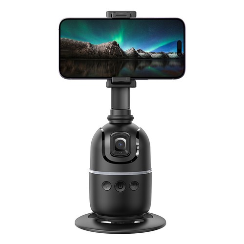 Auto Face Tracking Tripod 360° Rotation Auto Tracking Phone Holder Rechargeable - Zdjęcie 4 z 13