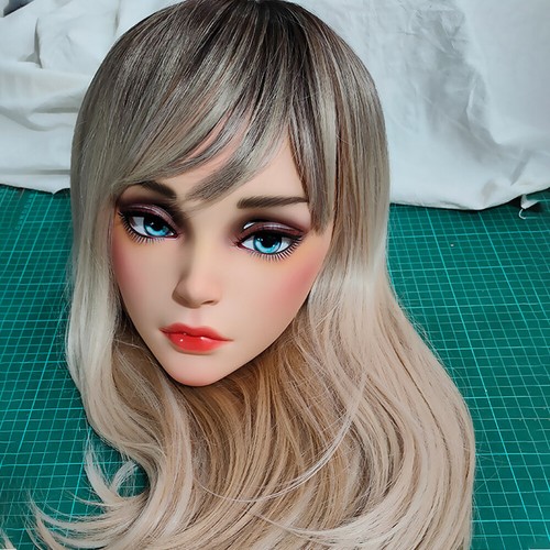 BJD Maske Kigurumi Animierte Make-up Maske BJD Puppe Gesicht Cosplay Kopfs chale - Picture 21 of 21