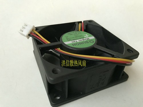 SUNON KDE1206PTV2 fan 12V 1.1W 3pin 60*60*25mm - Picture 2 of 5