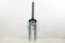 700c 28? SUNTOUR CR-8 SUSPENSION FORK PRELOAD ADJUST 1 1/8? 300mm V BRAKE BLUE