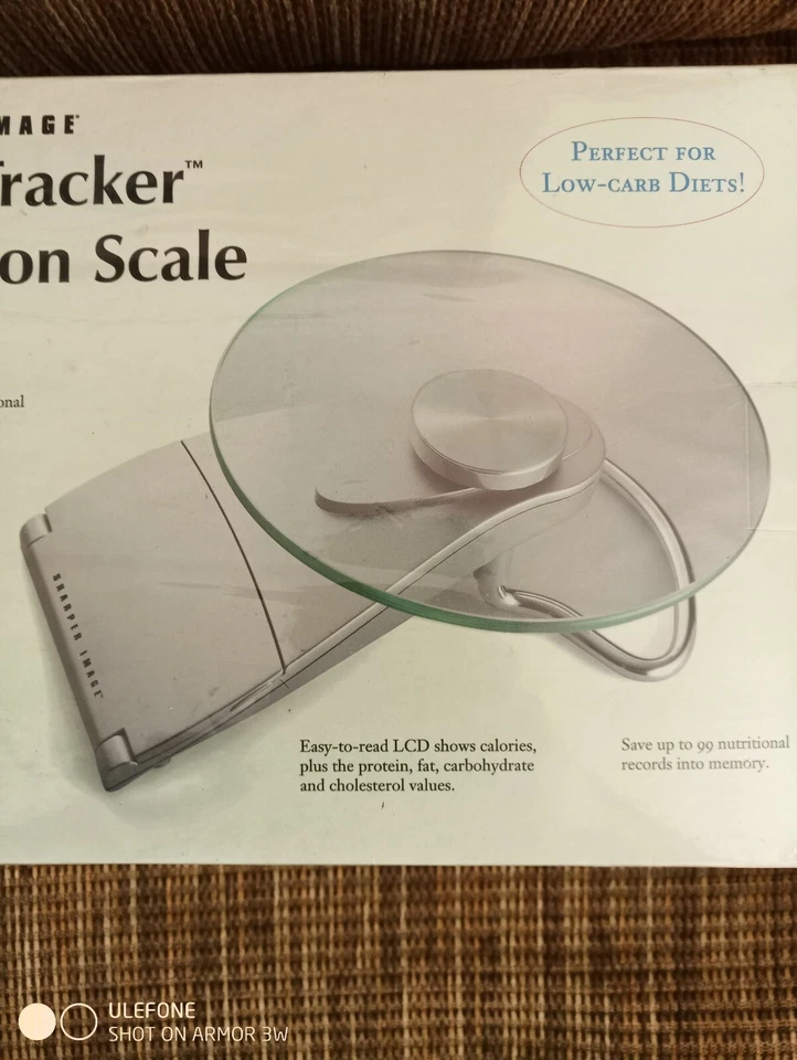 BRAND NEW Sharper Image Carb-Tracker Nutrition Scale - Image 2 of 4