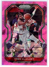 Fred VanVleet 2020-21 Panini Prizm Pink Ice Prizm #215 Toronto Raptors