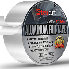 Aluminum Foil Duct Tape Heavy Duty,High Temperature Sealing and Patching,For