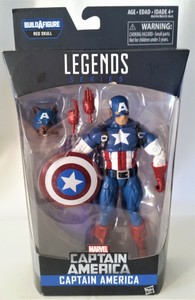 Marvel Legends Captain America From Red Skull Baf Series Ebay