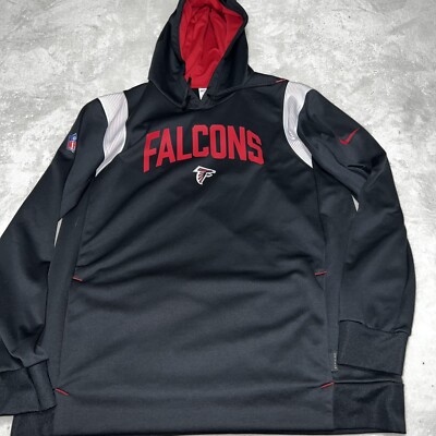 Men's Nike Atlanta Falcons Therma-Fit Sideline Hoodie Jacket Size