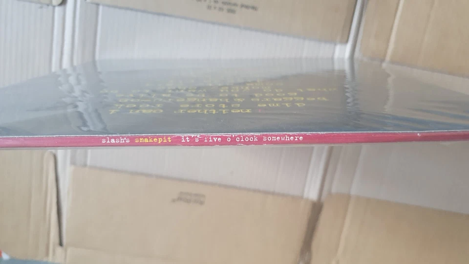 SLASH SNAKEPIT IT'S FIVE O CLOCK SOMEWHERE VINYLE - 2 LP ULTRA RARE - Photo 4/4