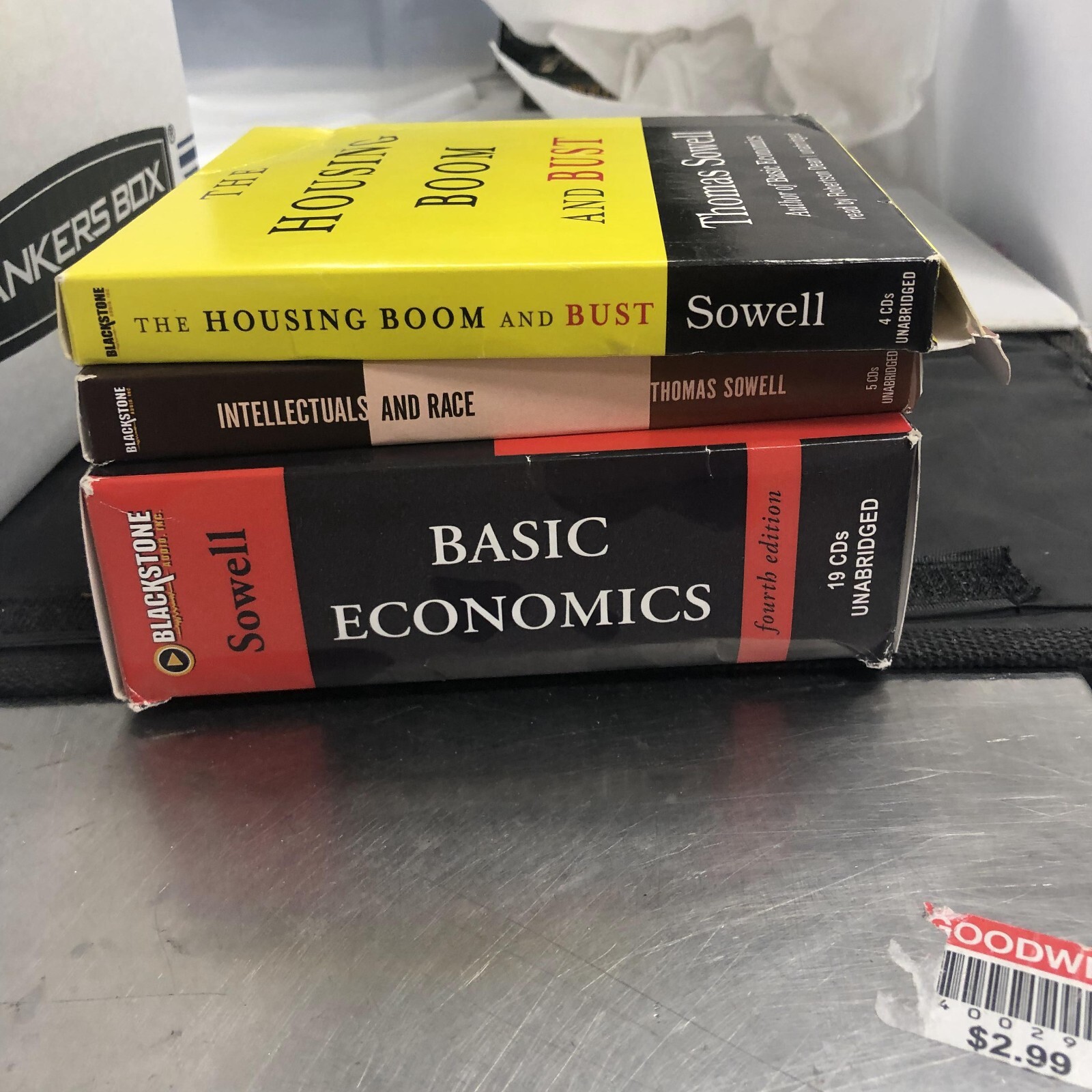 Lot of Thomas Sowell Audiobooks Basic Economics Intellectuals and Race