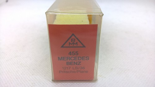 Roskopf 455 Mercedes 1217 Pritschen-Sattelzug NEUDECK gelb grün in OVP (31) - Bild 3 von 3