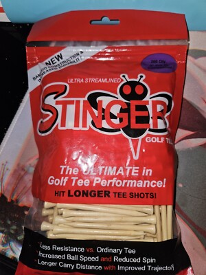 New 200 Stinger Golf Tees 3'' XL Competition Golf Tees   