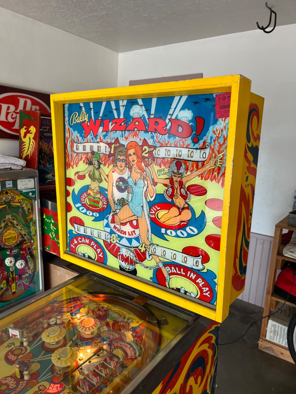 Bally Wizard pinball machine eBay
