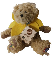 Boyds Bears Daffodil Days Bear Plush American Cancer Society Flower Tags 2010