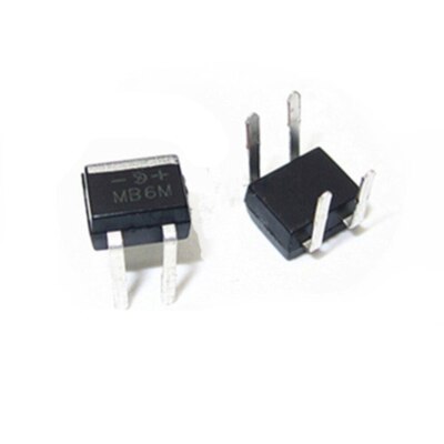 50pcs MB6M DIP-4 Bridge Rectifiers 600V 0.5A