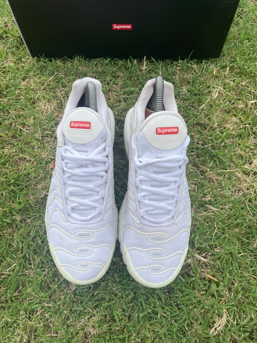 Size 6- Nike Supreme x Air Max Plus TN White | eBay Size 6- Nike Supreme x Air Max Plus TN White | eBay