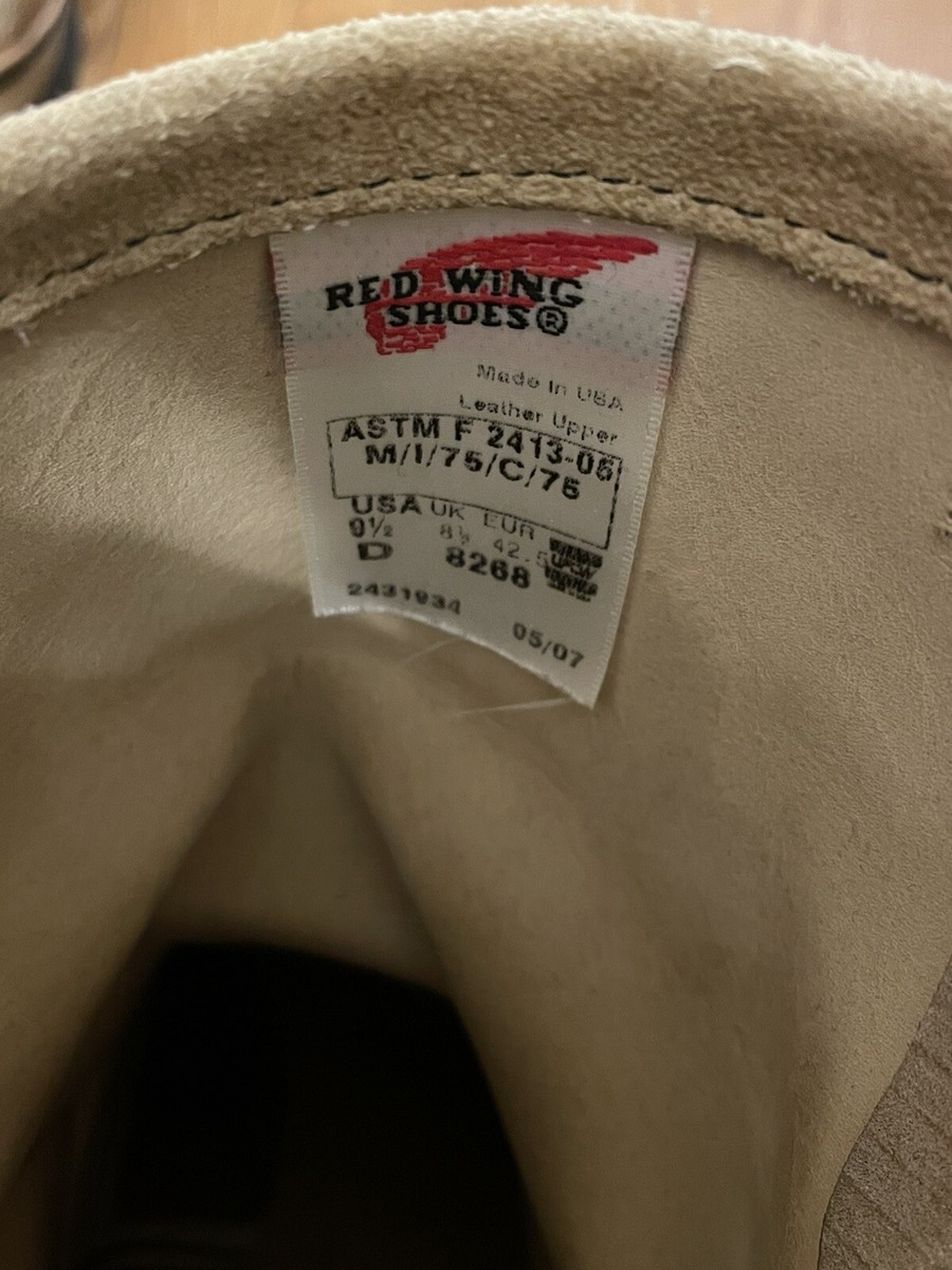 Red Wing 8268 Abilene Hawthorne Engineer Boots Mens 9.5 D Red Wing 8268 Abilene Hawthorne Engineer Boots Mens 9.5 D
