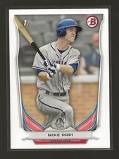 2014 Bowman Draft Mike Papi Cleveland Indians (#DP36) A
