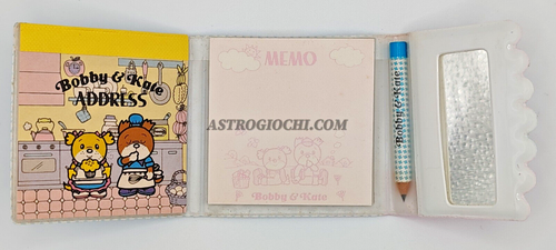 BOBBY KATE PENCIL ADDRES SET RIBBON JAPAN VINTAGE 1981 NEW NEVER USED - Picture 2 of 5