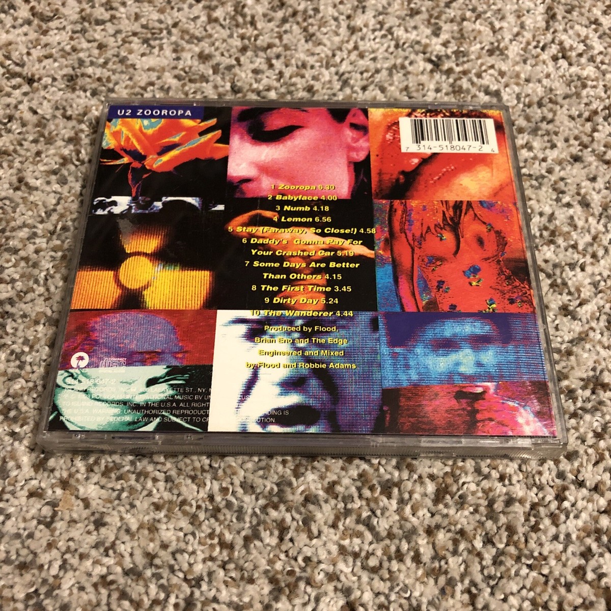 洋楽 U2 ZOO EUROPA 1993 Dublin 2CD KTS U2 - Zoo TV Live in Dublin 1993 EP - SHM incl. Bonus Track