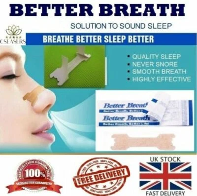 Better Breath Nasal Strips Stop Nose Snoring Right Aid Regular Reg/ Large Works