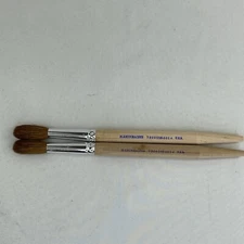 Vintage M. GRUMBACHER Paintbrushes 7920 USB 14 U.S.A. NEW OLD STOCK Set Of 2 (B)