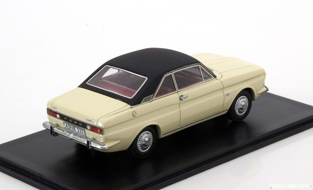 ネオ　フォード　P6 15M クーペ　RS タウナス　1/43 Ford Taunus P6 15M Coupe Cream Black Roof Neo 43333 1:43